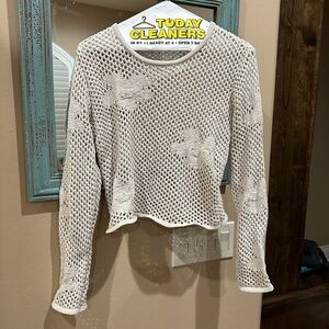 Z Supply Blossom Floral Sweater